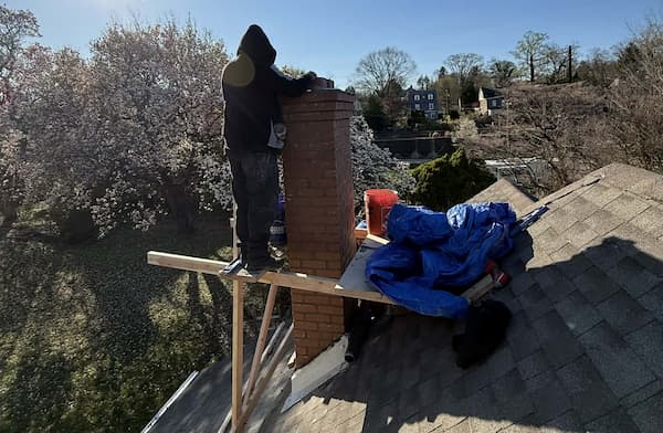 After: Tuckpointing & Crown Repair in Montgomery County, PA